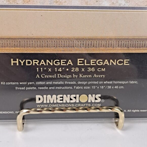Dimensions "Hydrangea Elegance" A Crewel Design by Karen Avery Kit - Picture 4 of 8